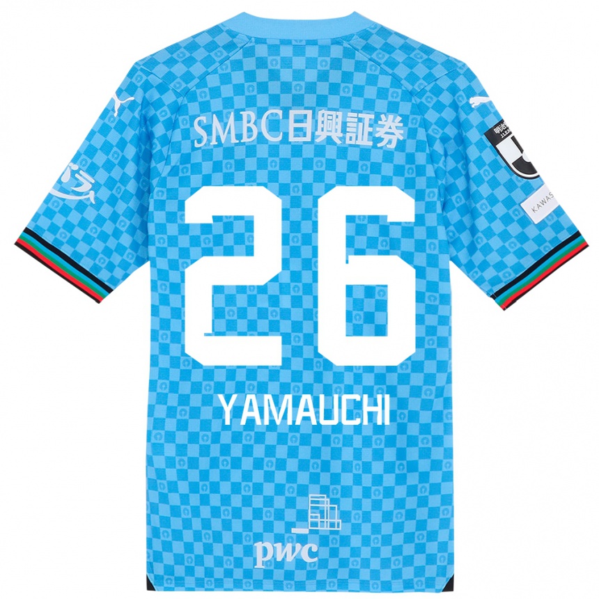 Women Football Hinata Yamauchi #26 Azure Blue Home Jersey 2024/25 T-Shirt Nz