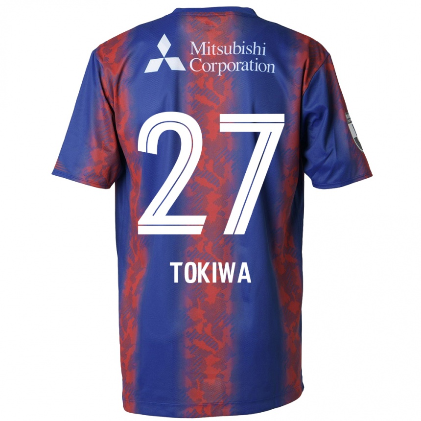 Women Football Kyota Tokiwa #27 Blue Red Home Jersey 2024/25 T-Shirt Nz