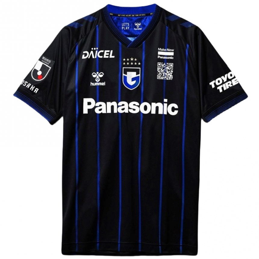 Women Football Daichi Hayashi #91 Black Blue Home Jersey 2024/25 T-Shirt Nz