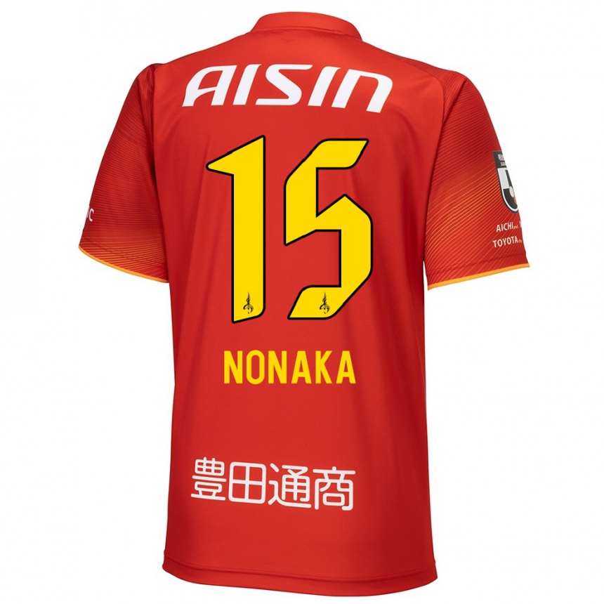 Women Football Yugo Nonaka #15 Red White Yellow Home Jersey 2024/25 T-Shirt Nz