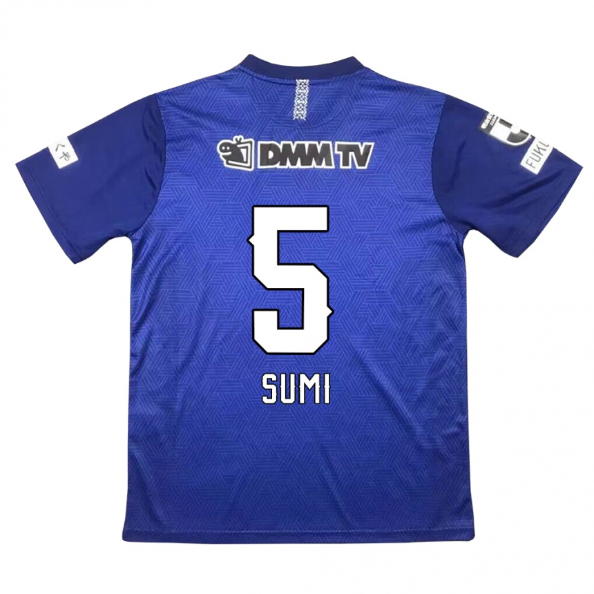 Women Football Kotaro Sumi #5 Dark Blue Home Jersey 2024/25 T-Shirt Nz