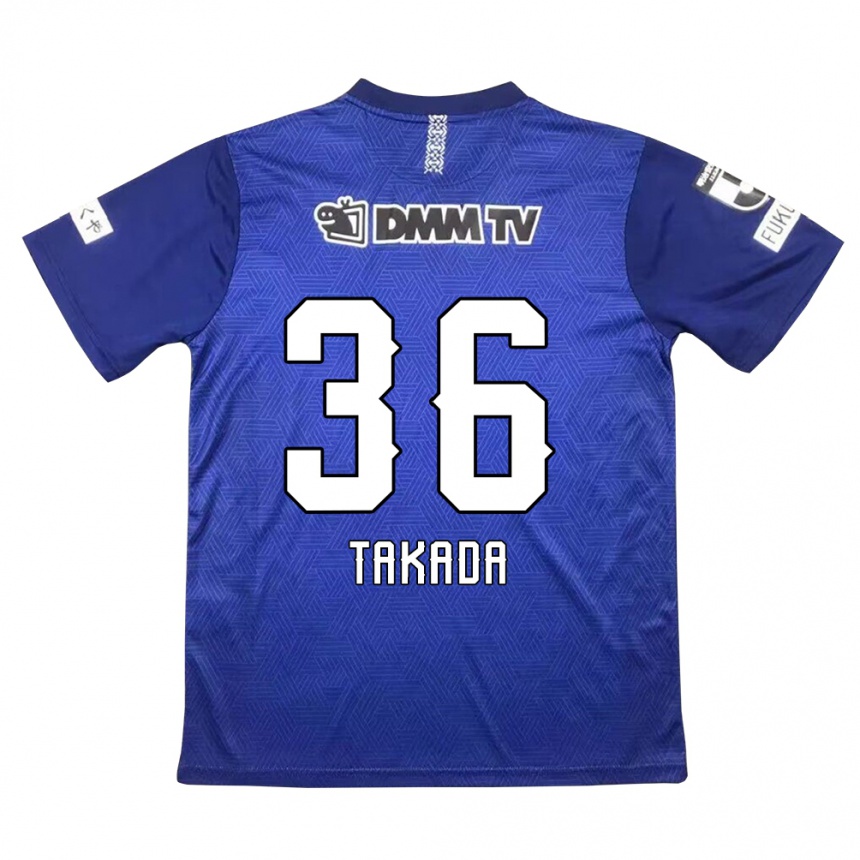 Women Football Seiya Takada #36 Dark Blue Home Jersey 2024/25 T-Shirt Nz