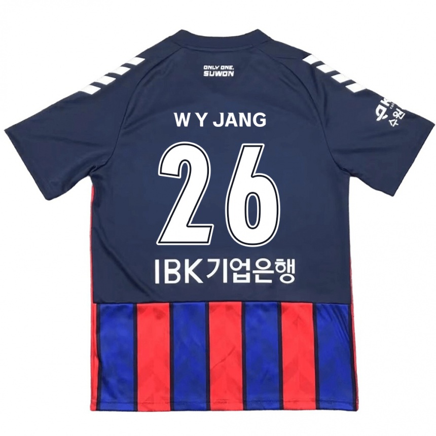 Women Football Young-Woo Jang #26 Blue Red Home Jersey 2024/25 T-Shirt Nz