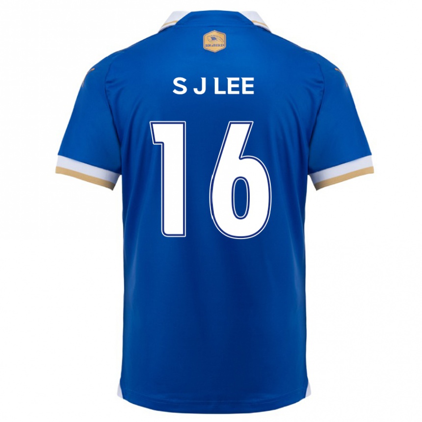 Women Football Jong-Sung Lee #16 Blue White Home Jersey 2024/25 T-Shirt Nz