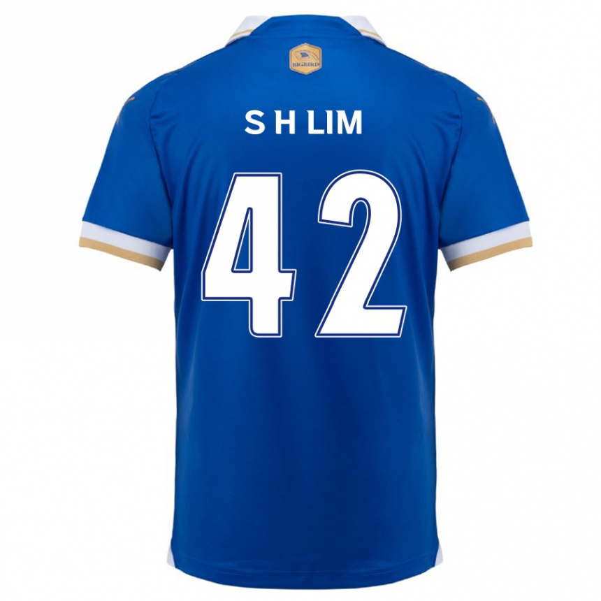 Women Football Hyun-Sub Lim #42 Blue White Home Jersey 2024/25 T-Shirt Nz