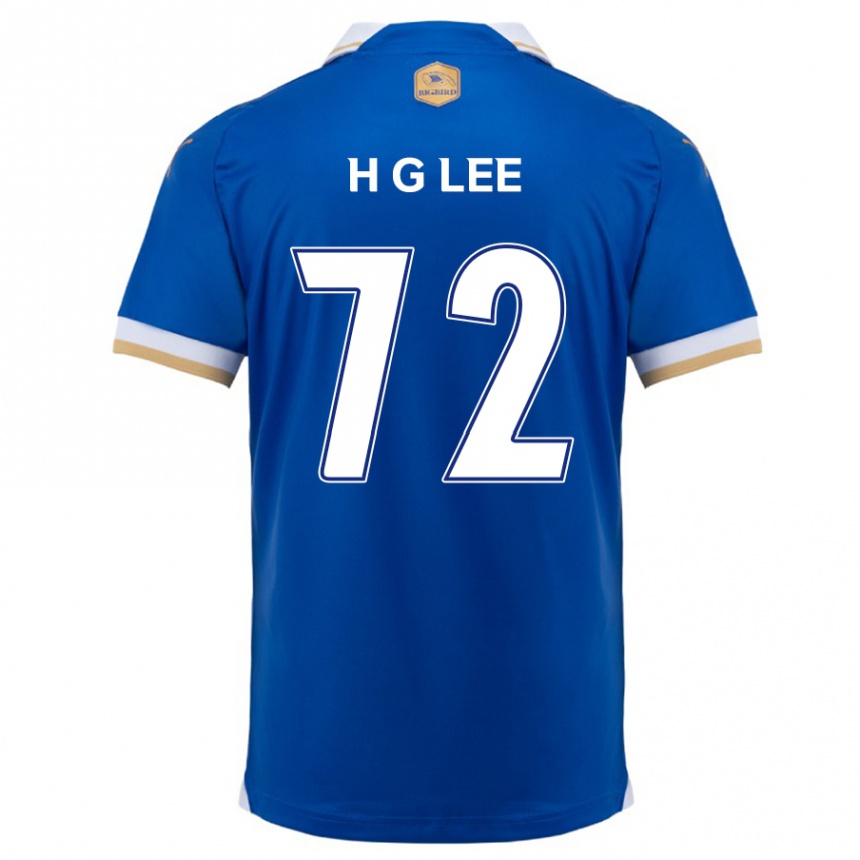 Women Football Geon-Hee Lee #72 Blue White Home Jersey 2024/25 T-Shirt Nz