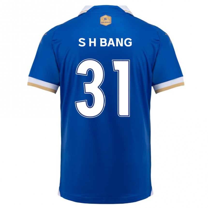 Women Football Hee-Sang Bang #31 Blue White Home Jersey 2024/25 T-Shirt Nz