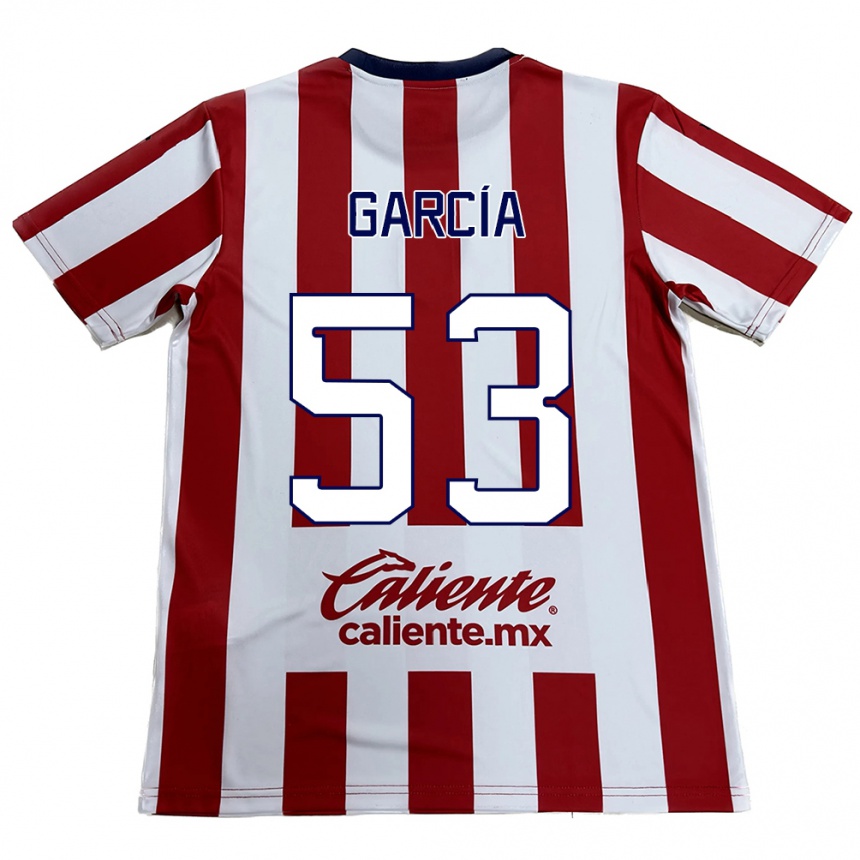 Women Football Uziel García #53 Red White Home Jersey 2024/25 T-Shirt Nz