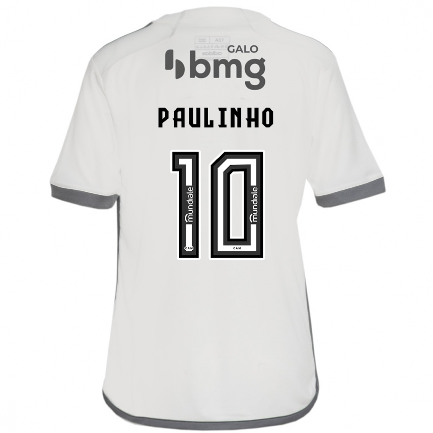 Women Football Paulinho #10 Off White Away Jersey 2024/25 T-Shirt Nz