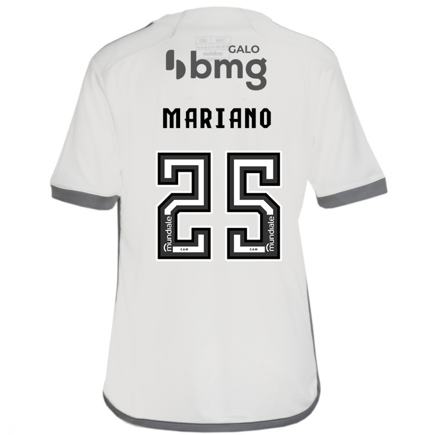 Women Football Mariano #25 Off White Away Jersey 2024/25 T-Shirt Nz