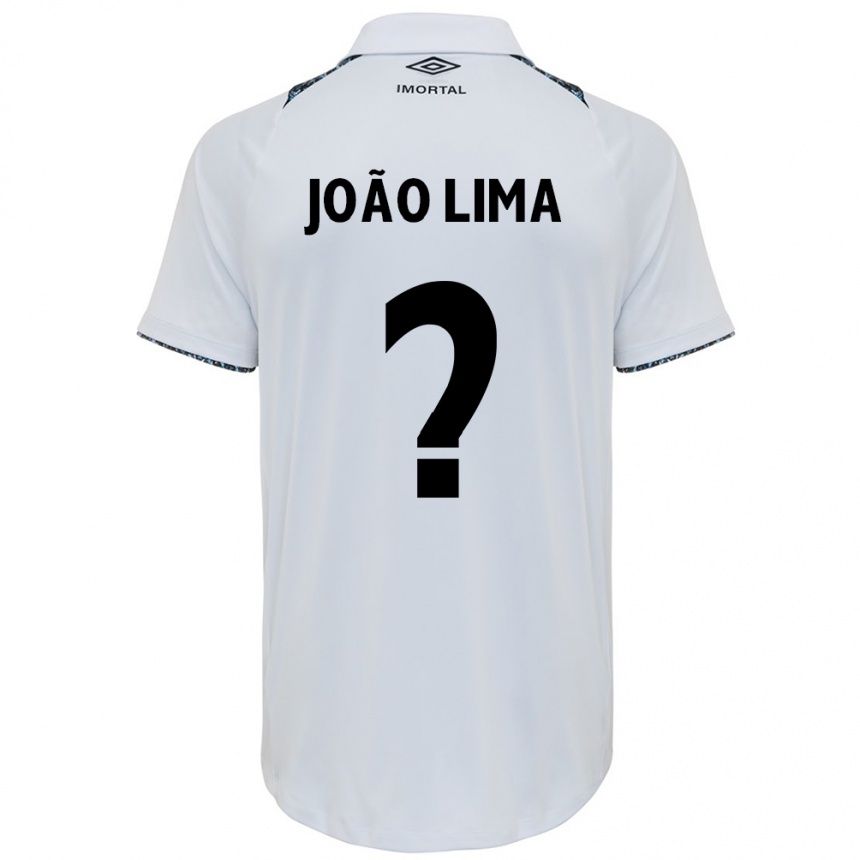 Women Football João Vitor #0 White Blue Away Jersey 2024/25 T-Shirt Nz