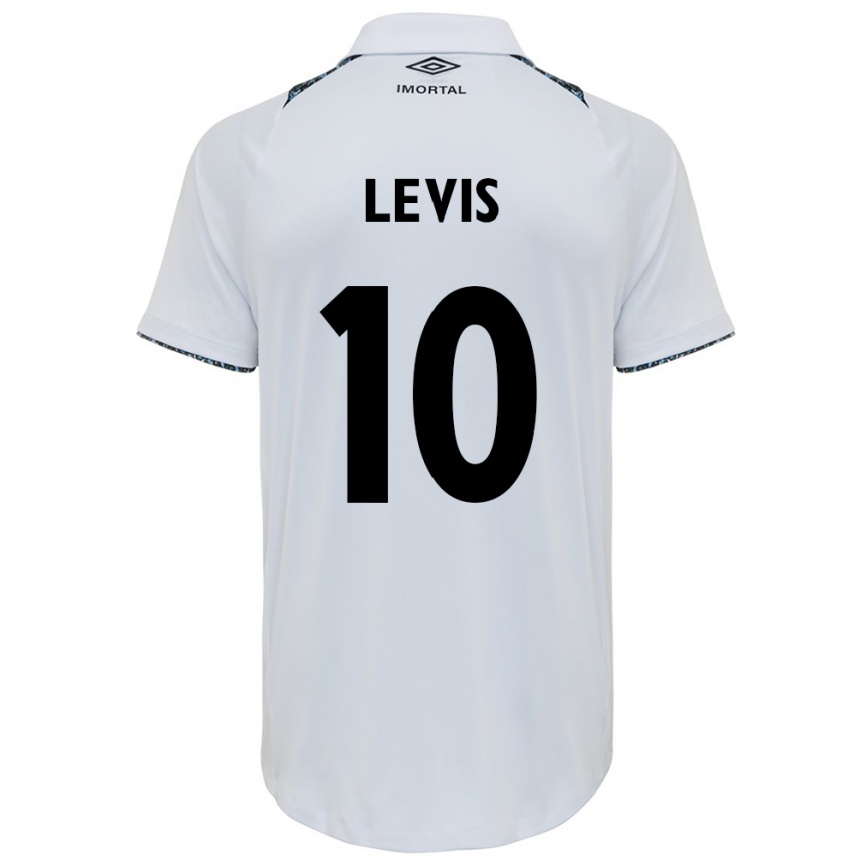 Women Football Rafa Levis #10 White Blue Away Jersey 2024/25 T-Shirt Nz