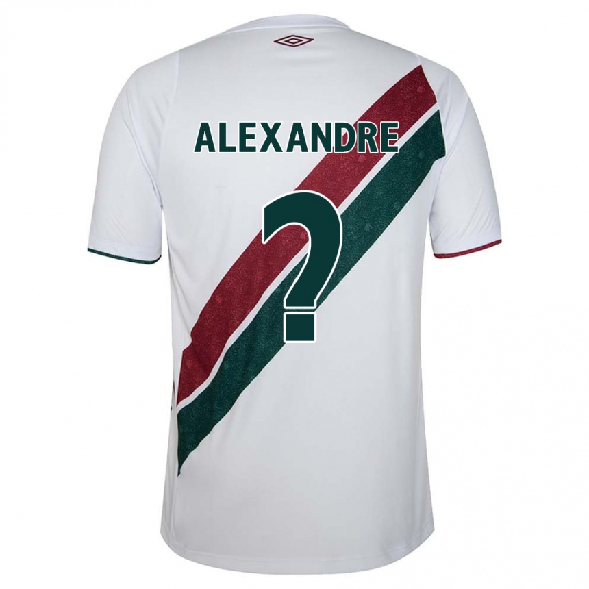 Women Football Alexandre #0 White Green Maroon Away Jersey 2024/25 T-Shirt Nz