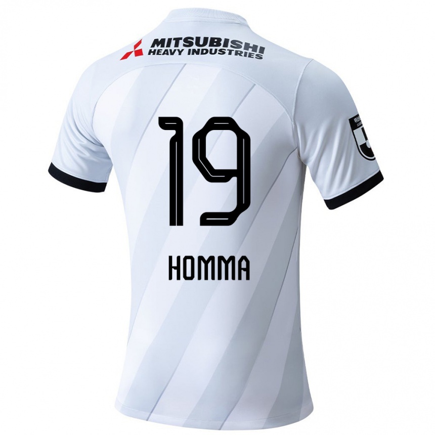 Women Football Shion Homma #19 White Grey Away Jersey 2024/25 T-Shirt Nz