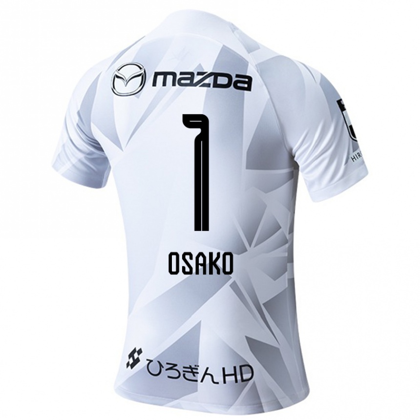 Women Football Keisuke Osako #1 White Grey Black Away Jersey 2024/25 T-Shirt Nz