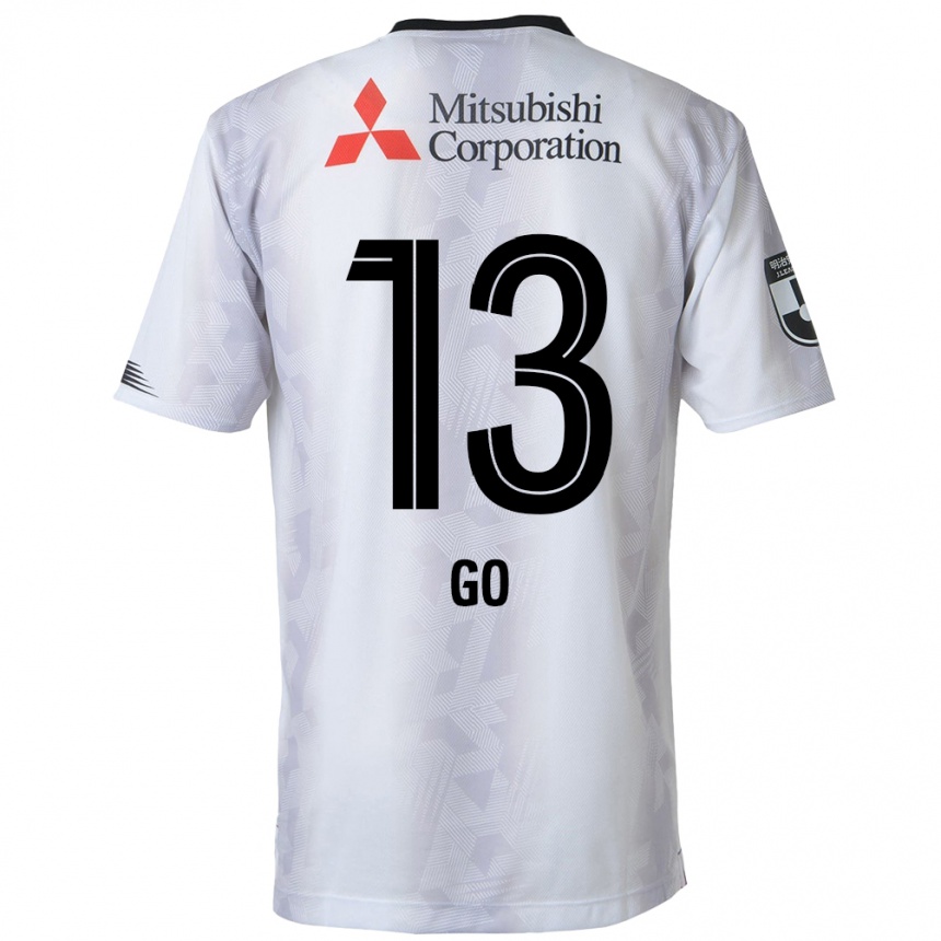 Women Football Go Hatano #13 White Black Away Jersey 2024/25 T-Shirt Nz