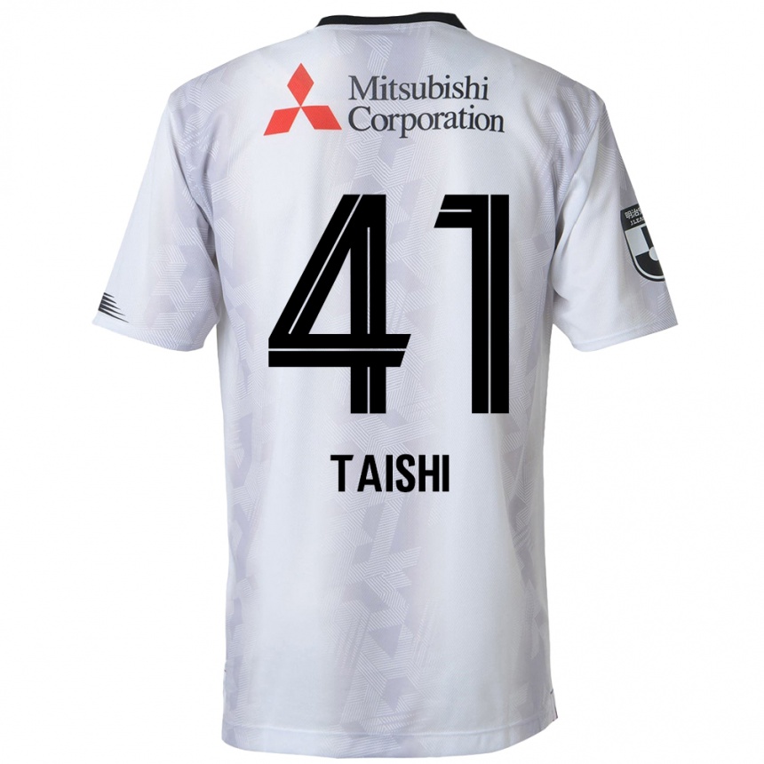 Women Football Taishi Brandon Nozawa #41 White Black Away Jersey 2024/25 T-Shirt Nz