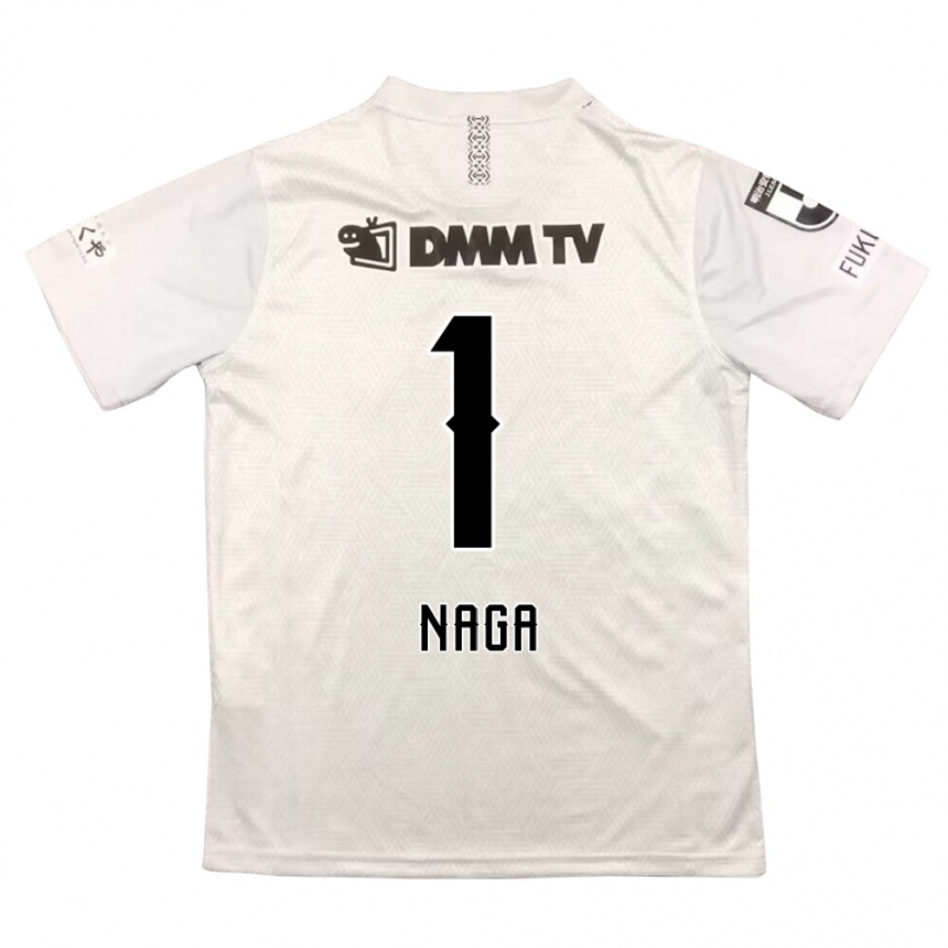 Women Football Takumi Nagaishi #1 Gray Black Away Jersey 2024/25 T-Shirt Nz