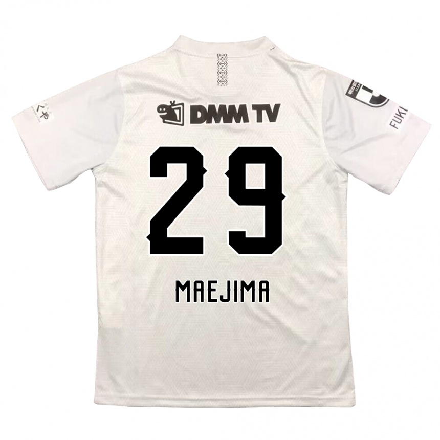 Women Football Yota Maejima #29 Gray Black Away Jersey 2024/25 T-Shirt Nz