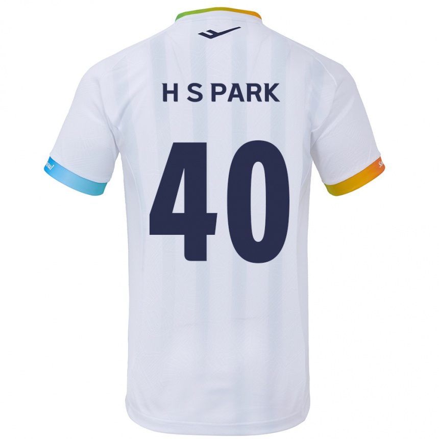 Women Football Seong-Hun Park #40 White Blue Away Jersey 2024/25 T-Shirt Nz