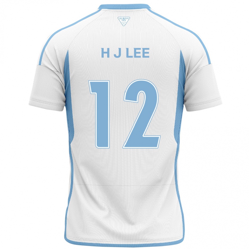 Women Football Jae-Hyung Lee #12 White Blue Away Jersey 2024/25 T-Shirt Nz