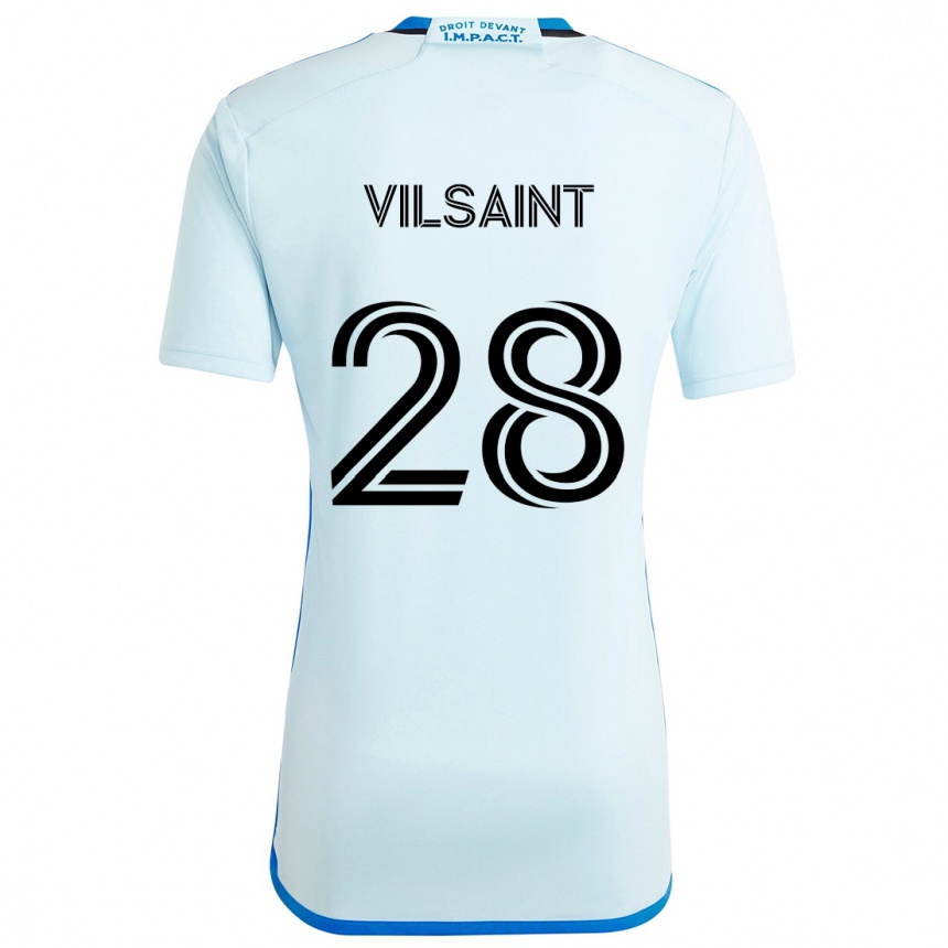 Women Football Jules-Anthony Vilsaint #28 Ice Blue Away Jersey 2024/25 T-Shirt Nz