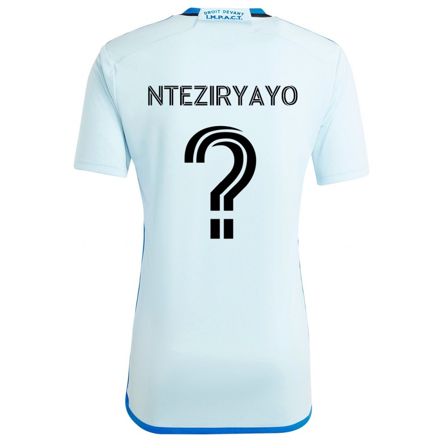 Women Football Josh Nteziryayo #0 Ice Blue Away Jersey 2024/25 T-Shirt Nz