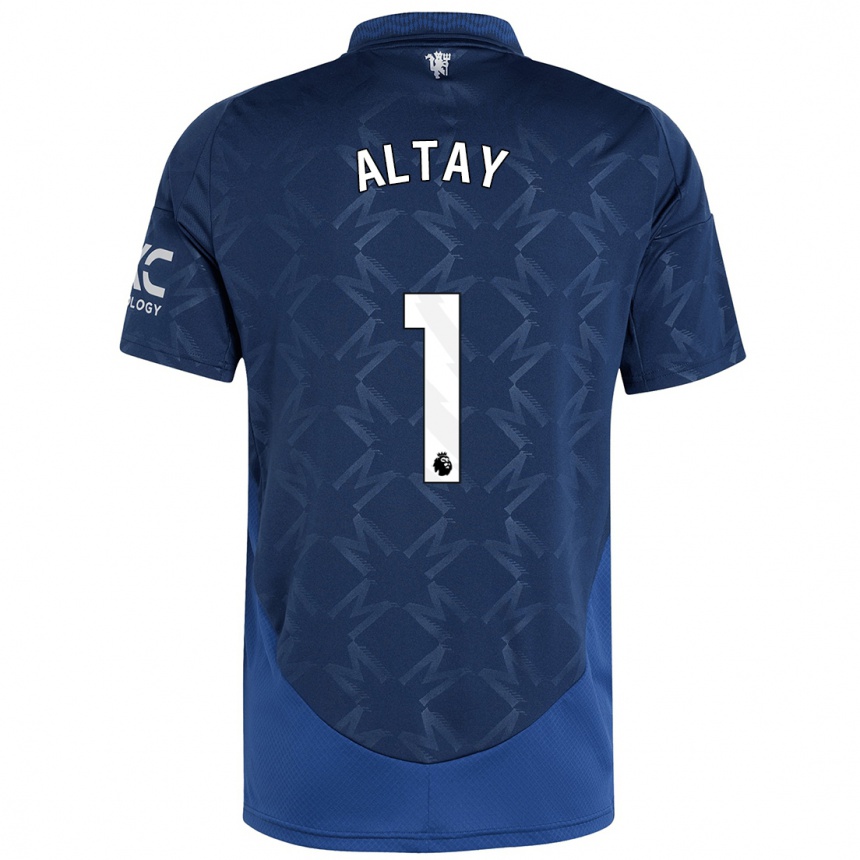 Kids Football Altay Bayindir #1 Indigo Away Jersey 2024/25 T-Shirt Nz