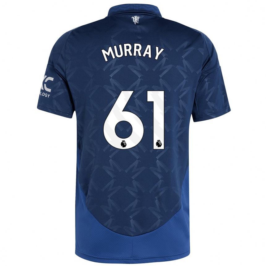 Kids Football Sam Murray #61 Indigo Away Jersey 2024/25 T-Shirt Nz