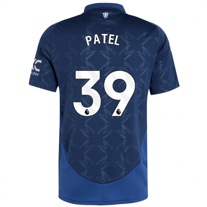 Kids Football Safia Middleton-Patel #39 Indigo Away Jersey 2024/25 T-Shirt Nz