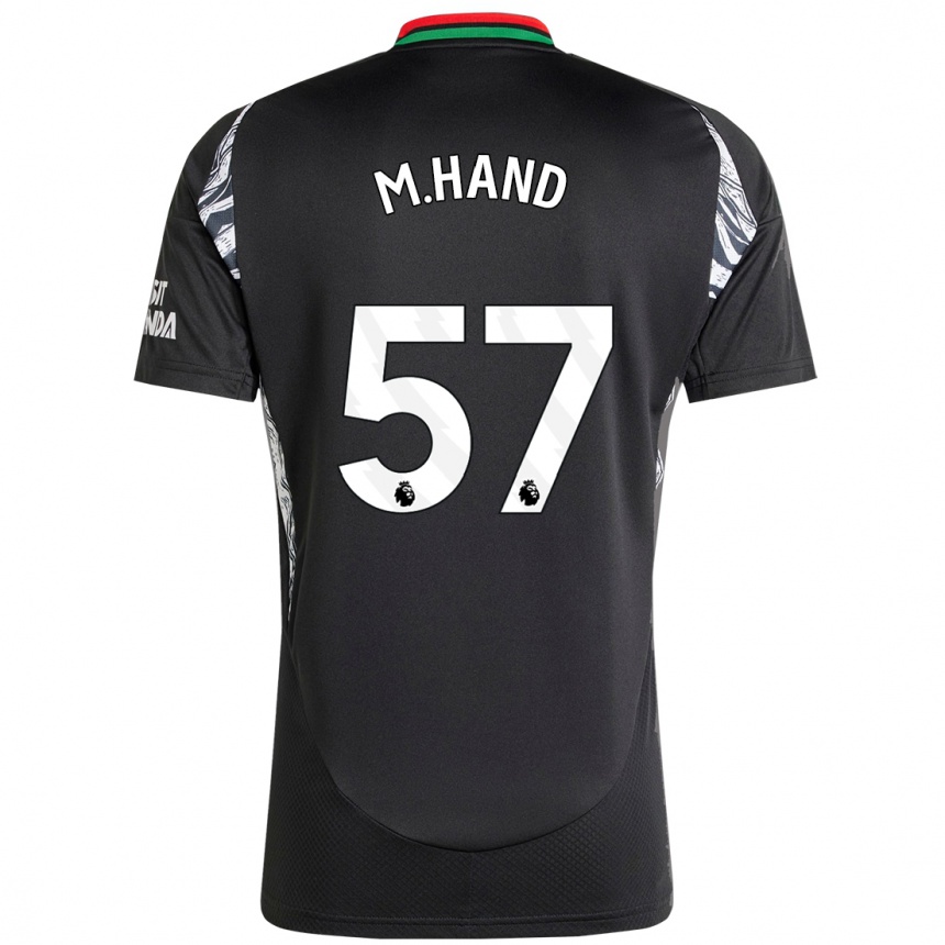 Kids Football Ismail Oulad M'hand #57 Black Away Jersey 2024/25 T-Shirt Nz