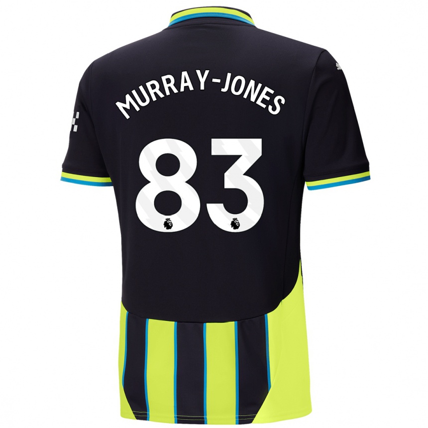 Kids Football George Murray-Jones #83 Blue Yellow Away Jersey 2024/25 T-Shirt Nz