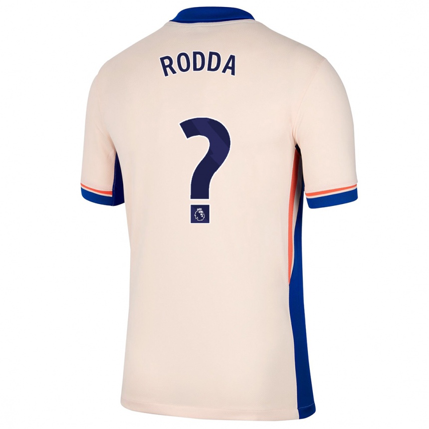 Kids Football Harry Rodda #0 Light Beige Away Jersey 2024/25 T-Shirt Nz