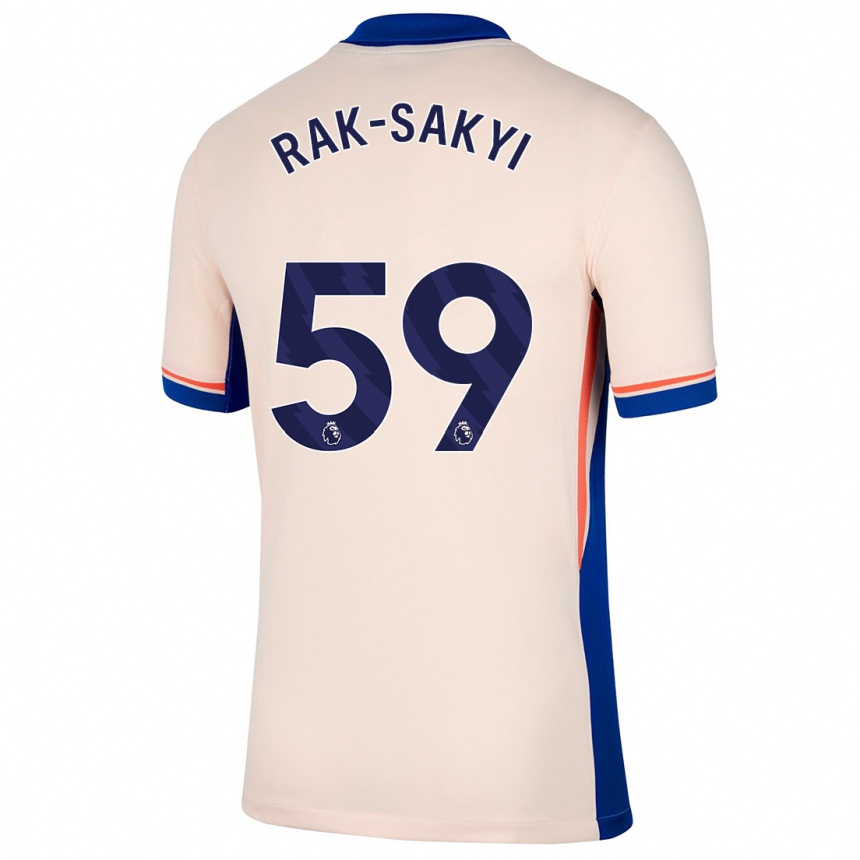 Kids Football Sam Rak-Sakyi #59 Light Beige Away Jersey 2024/25 T-Shirt Nz