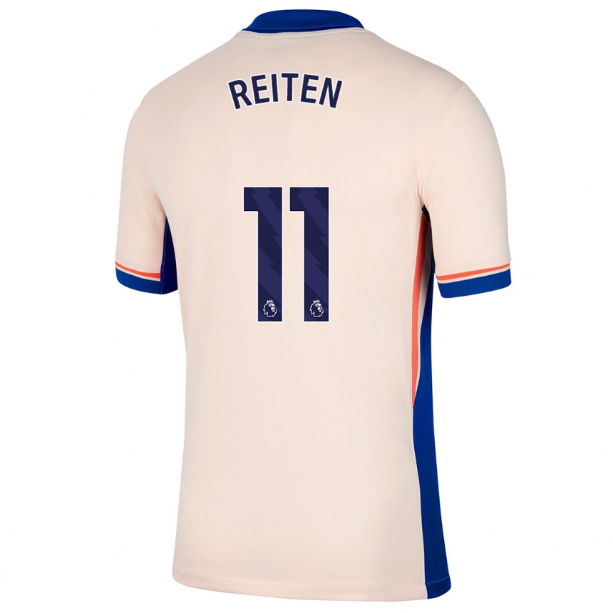 Kids Football Guro Reiten #11 Light Beige Away Jersey 2024/25 T-Shirt Nz