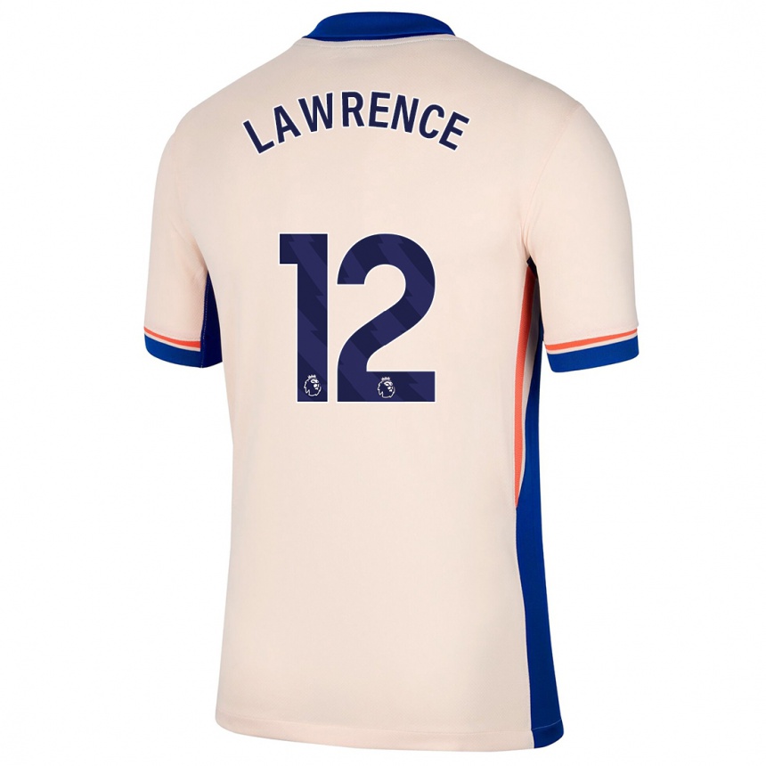 Kids Football Ashley Lawrence #12 Light Beige Away Jersey 2024/25 T-Shirt Nz