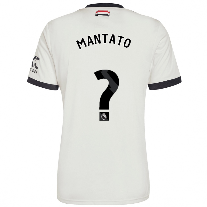 Kids Football Bendito Mantato #0 Off White Third Jersey 2024/25 T-Shirt Nz