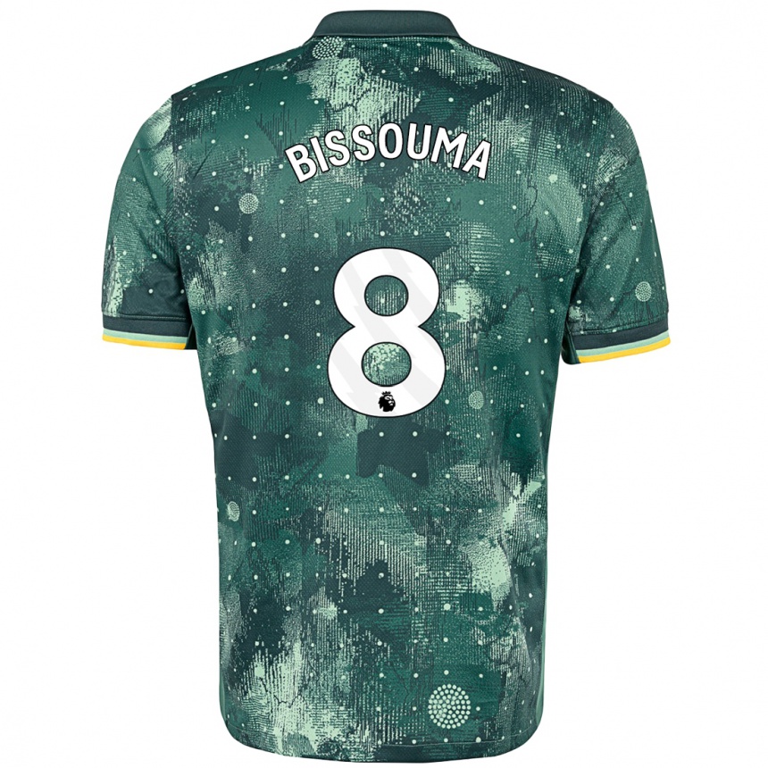 Kids Football Yves Bissouma #8 Mint Green Third Jersey 2024/25 T-Shirt Nz