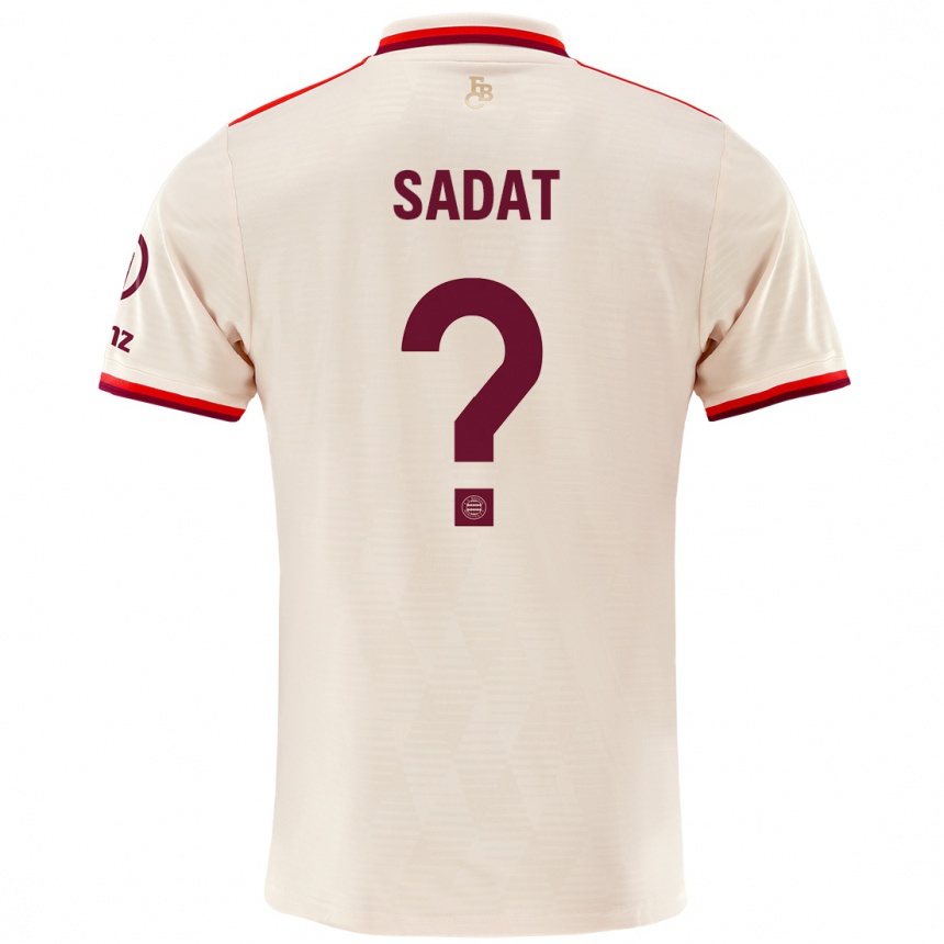 Kids Football Mudaser Sadat #0 Linen Third Jersey 2024/25 T-Shirt Nz