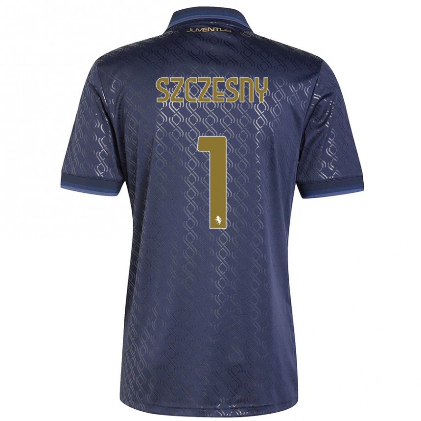 Kids Football Wojciech Szczesny #1 Navy Blue Third Jersey 2024/25 T-Shirt Nz