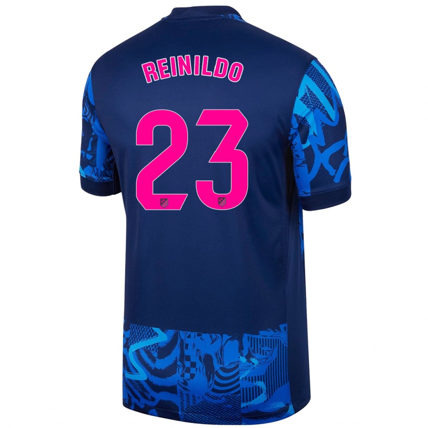 Kids Football Reinildo Mandava #23 Royal Blue Third Jersey 2024/25 T-Shirt Nz