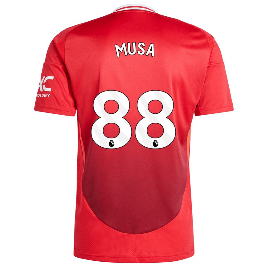 Men Football Victor Musa #88 Bright Red Home Jersey 2024/25 T-Shirt Nz