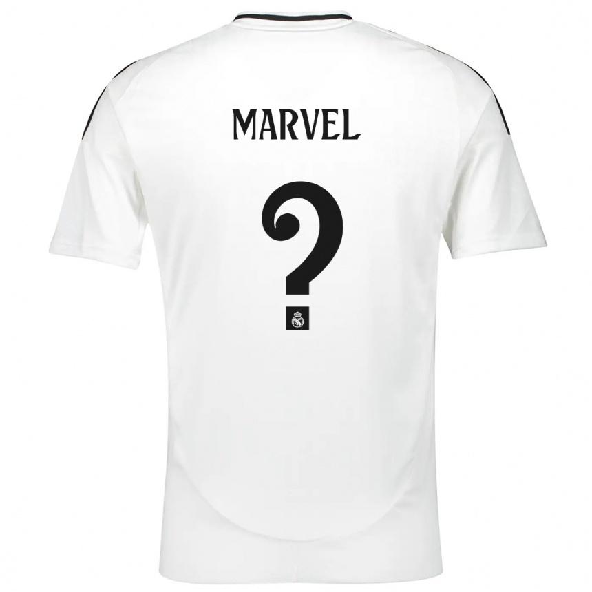 Men Football Marvel #0 White Home Jersey 2024/25 T-Shirt Nz