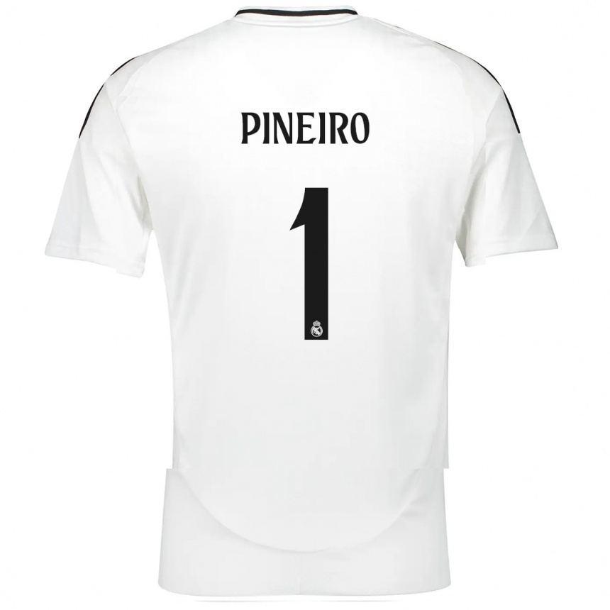 Men Football Diego Pineiro #1 White Home Jersey 2024/25 T-Shirt Nz