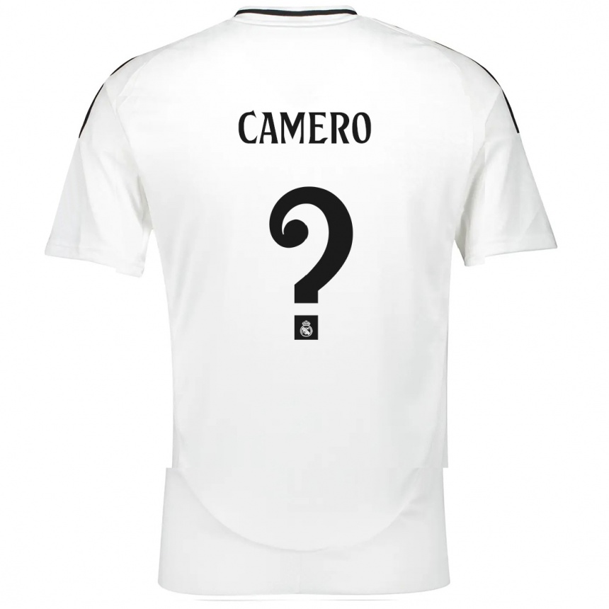 Men Football Mario Camero #0 White Home Jersey 2024/25 T-Shirt Nz