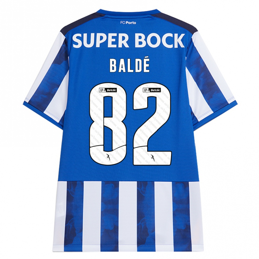 Men Football Alfa Baldé #82 Blue White Home Jersey 2024/25 T-Shirt Nz