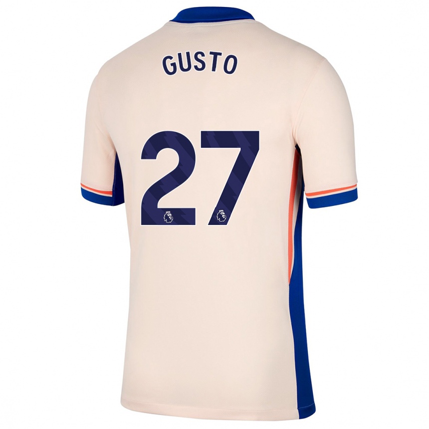 Men Football Malo Gusto #27 Light Beige Away Jersey 2024/25 T-Shirt Nz