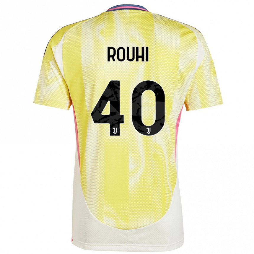 Men Football Jonas Rouhi #40 Solar Yellow Away Jersey 2024/25 T-Shirt Nz