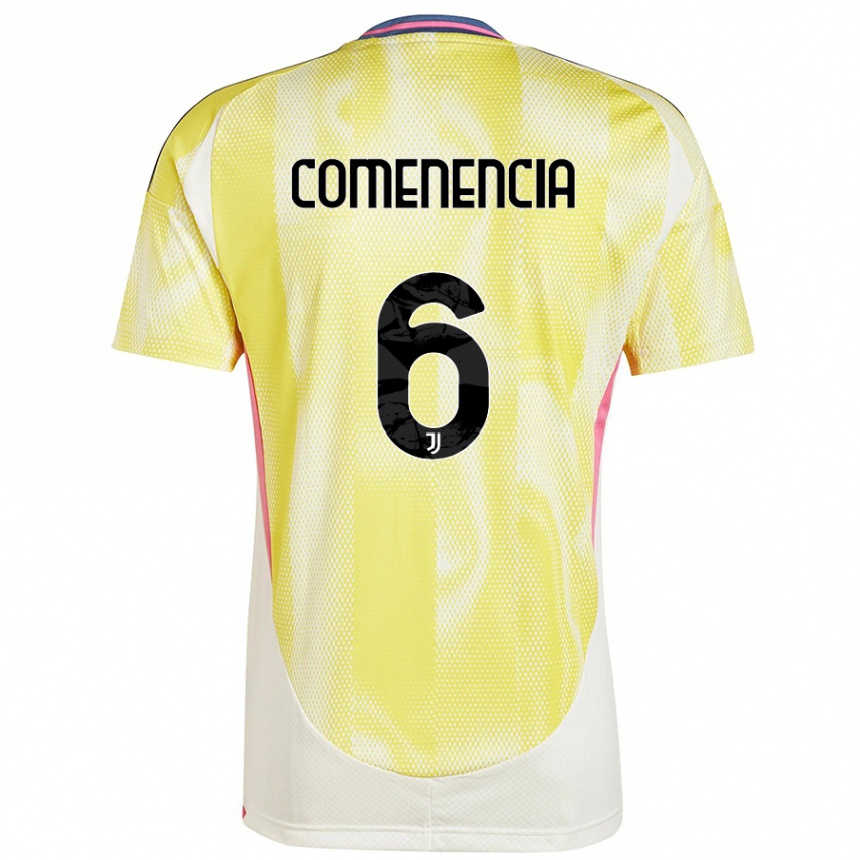 Men Football Livano Comenencia #6 Solar Yellow Away Jersey 2024/25 T-Shirt Nz