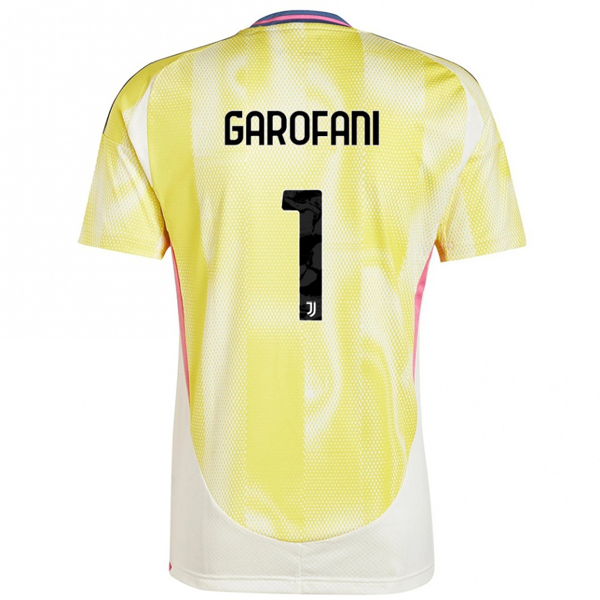 Men Football Giovanni Garofani #1 Solar Yellow Away Jersey 2024/25 T-Shirt Nz